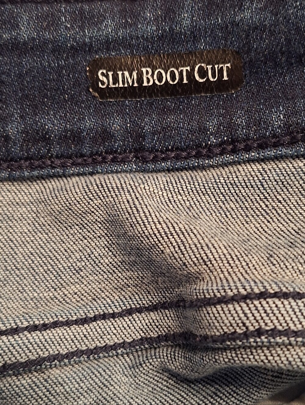 Judy Blue 5 Pocket Dark Wash Distressed High-Rise Slim Boot Cut Denim Jeans 20W - Picture 14 of 15